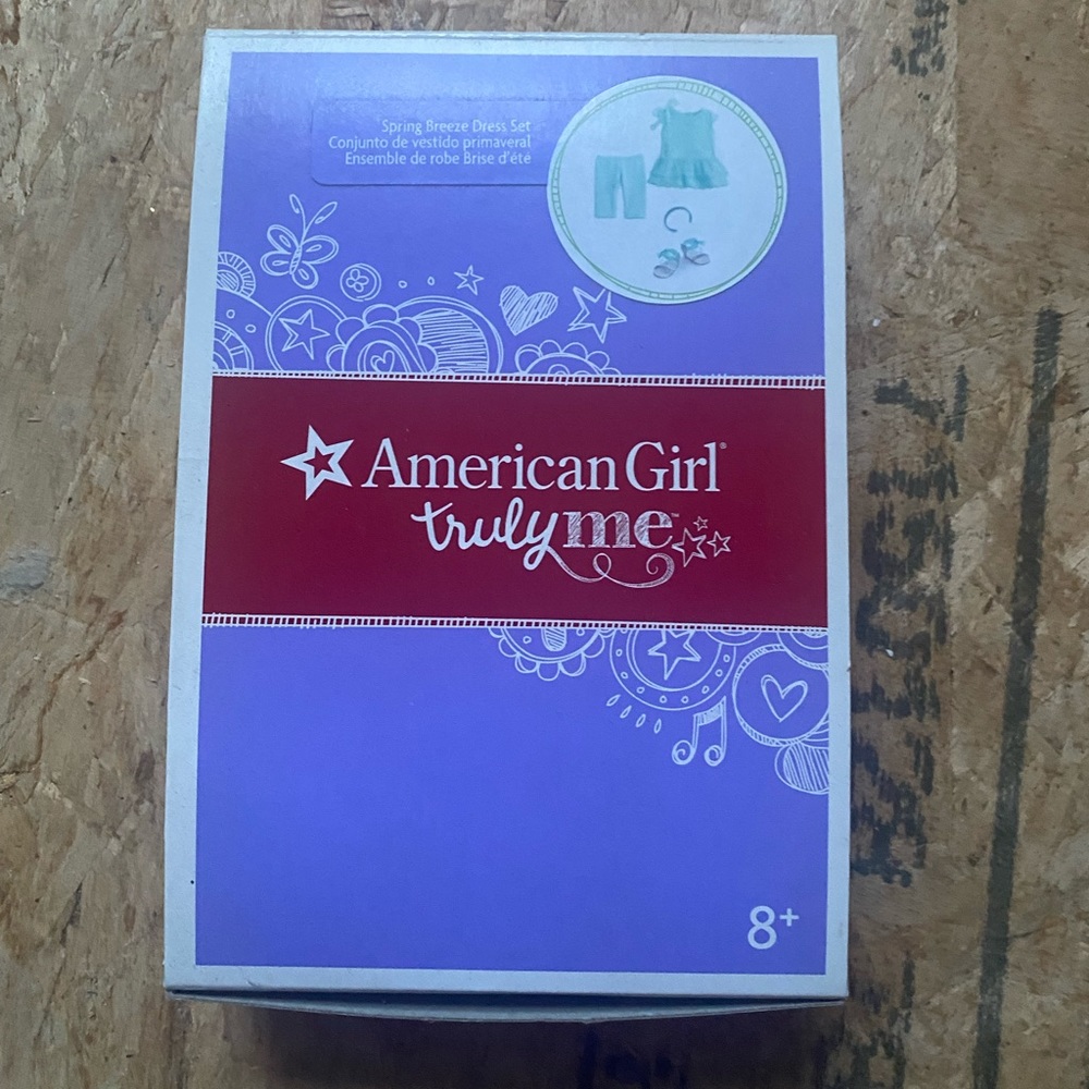 American girl outfit: truly me spring breeze dress set